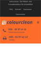 Mobile Screenshot of colourclean.de